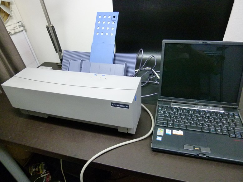 ALPS MD-5500 MDプリンター マイクロドライプリンタ 印刷可 - 周辺機器